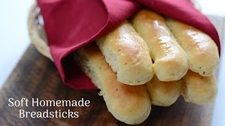 How to Make Soft Olive Garden like Breadsticks from Scratch [upl. by Llabmik]