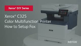 Xerox® C325 Color Multifunction Printer Power On and Setup [upl. by Alpers370]