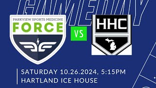 2012 Blue Force vs Hartland Huskies LCAHL [upl. by Nyre]