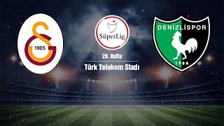 GALATASARAY DENİZLİSPOR MAÇI CANLI İZLE [upl. by Norrahc523]