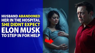 MILLIONAIRE Abandoned his Pregnant Wife in Hospital Then ELON MUSK Stepped in Unexpectedly [upl. by Constancia]