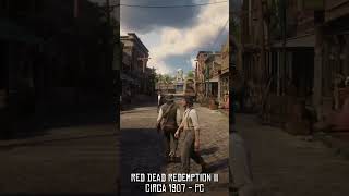 RDR1 vs RDR2 Blackwater Strollrdr rdr2 reddeaddredemption blackwater [upl. by Shifra]