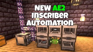 Compact AE2 Processor and Inscriber Automation UPDATED for Minecraft 120 and 121 [upl. by Aniakudo474]