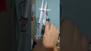 WE M92 Beretta Silver airsoftgun airsoftpistol [upl. by Anaer]