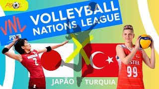 JAPÃO X TURQUIA AO VIVO  2024 FIVB VOLLEYBALL WOMENS NATIONS LEAGUE  NARRAÇÃO [upl. by Sibley]