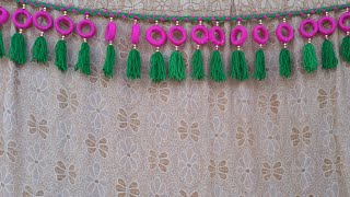 DIY EASY DOOR HANGINGWOOL DOOR HANGING [upl. by Ire920]