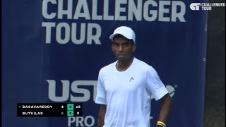 Nishesh Basavareddy Vs Edas Butvilas FINAL CHARLESTON 2024 [upl. by Werra]