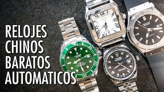 Relojes Chinos Automáticos Baratos Tevise y Jaragar  Unboxing y Opiniones  NO VALEN LA PENA [upl. by Cahn]