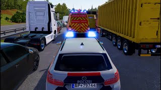 Emergency Call 112  Austrian Police Responding 4K [upl. by Sherj]