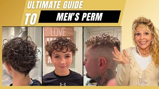 Mens Hair Makeovers  Perms that will BLOW your mind Coach Kimmy [upl. by Nitsur]