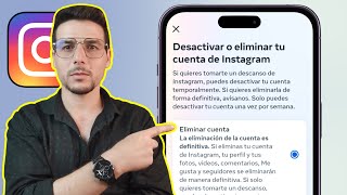 Como Eliminar tu Cuenta de Instagram Fácil [upl. by Stone]