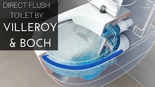 Villeroy amp Boch Rimless Toilet and DirectFlush  Villeroy amp Boch for ultimate hygiene [upl. by Rehpitsirhc]