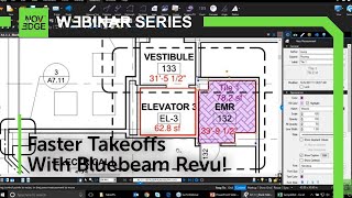 Perform Takeoffs Faster with Bluebeam Revu [upl. by Hsitirb]