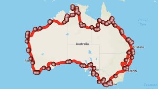 Overview Australia The Big Lap Road Trip 2022 in a Nutshell [upl. by Amiarom]