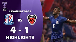 Shanghai Shenhua vs Pohang Steelers 41 Highlights amp Goals  AFC Champions League Elite 202425 [upl. by Cortney299]