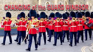 BAND OF THE GRENADIER GUARDS WITH Nijmegen Company Grenadier Guards Windsor 24th June 2022 guards [upl. by Amles]