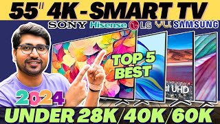 Best 55 INCH 4K TV India 2024🔥Best TV Under 50000 In India🔥Best 55 INCH TV 2024🔥Best SMART TV 2024 [upl. by Yesac]