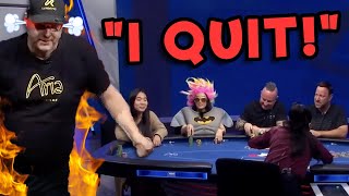 Hellmuth Is FURIOUS amp REFUSES To Play [upl. by Oak]