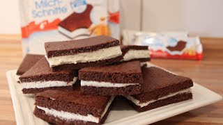 Milchschnitte Rezept  selbst machen  einfach  Nachgemacht Original trifft Sally  Sallys Welt [upl. by Oniskey655]