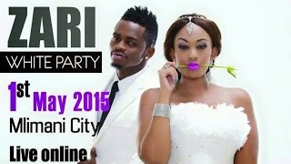 ZARI ALL WHITE PARTY RED CARPET FT DIAMOMD PLATNUMZ [upl. by Essie]