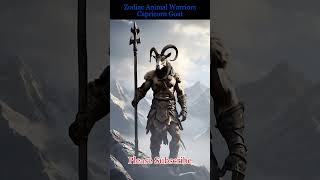 Capricorn Goat  Zodiac Animal Warriors hybridanimals fantasy ai zodiac capricorn trending [upl. by Naitsabas291]