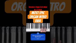 You MUST learn this EPIC organ music 🎹 Bach’s Toccata amp Fugue in D minor piano epicmusic organ [upl. by Aubarta]