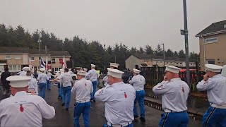 Harthill Loyalists flute band  Dykehead fb 30th anniversary parade 2023 [upl. by Ytsanyd]