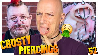 Messiest Piercings Ive Ever Seen  Piercings Gone Wrong 52  Roly Reacts [upl. by Sidnee]