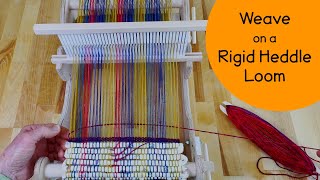 How to Put a Warp on a Rigid Heddle Loom [upl. by Arabrab]