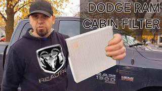 Cabin filter Dodge Ram 1500 [upl. by Gildas]