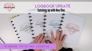 Diamond Painting Logbook  Rounding up 2023 [upl. by Farhi]