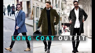 long coat for men  Overcoat Outfits Ideas For Men shorts [upl. by Mancino]