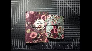 Paper Dori  TN Covers using Faux leather  Vinyl and Decoupage Glue [upl. by Lail]