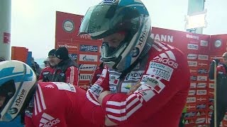 FIBT  2Man Bobsleigh World Cup 20132014  Winterberg Heat 1 [upl. by Pinchas]