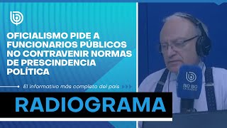 Oficialismo pide a funcionarios públicos no contravenir normas de prescindencia política [upl. by Rosalie816]