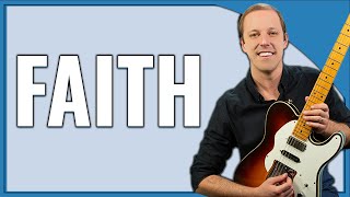 How to Play quotFaithquot by George Michael On Guitar [upl. by Nonnel]