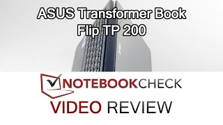 ASUS Transformer Book Flip TP200 Review and test results [upl. by Esnofla401]