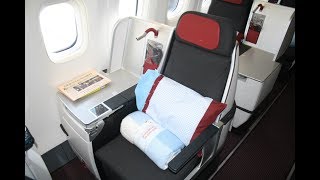 TRIPREPORT  Austrian Airlines BUSINESS CLASS  Vienna  New York City  Boeing 767300 [upl. by Sternlight]