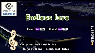 Endless Love  Lionel Richie amp Diana Ross  Duet Karaoke Version  Sing Along with Lyrics [upl. by Marentic]