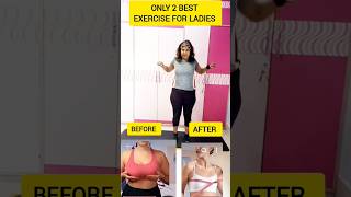 Best Exercise For Women Reduce Back Fat Breast Fat Lift Up saggy Breastshortsviraltrending [upl. by Lleddaw]