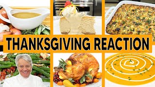 Reacting To My Favorite Thanksgiving Recipes   Chef JeanPierre Reacts [upl. by Norihs]