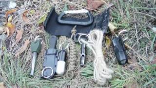 PinewoodCH  My Survival Carabiner Kit [upl. by Lavicrep]