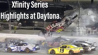 2022 NASCAR Xfinity Series at Daytona Full Race Highlights From Grandstands [upl. by Corder]