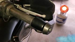 2019 Kawasaki Versys 1000 SE LT  Lubing Brake Lever [upl. by Lenra]