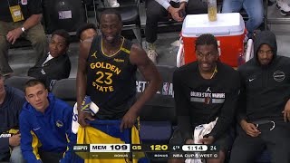 Draymond Green EJECTED after 2 technical fouls within 30 seconds of each other  NBA on ESPN [upl. by Ellennej]