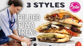 Folded Pizza Trend  Cheeseburger Style Veggie Süß [upl. by Estell337]