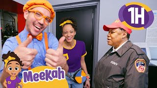 Blippi amp Meekahs Fire Station Adventure in NYC  1 HR OF MEEKAH  Educational Videos for Kids [upl. by Peper]