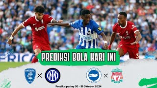 PREDIKSI PARLAY JITU MALAM INI 3031 OKTOBER 2024  PREDIKSI BOLA MALAM INI  MIX PARLAY HARI INI [upl. by Dorree]