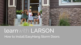 Upgrade Your Door Easy Larson Storm Handle Installation [upl. by Bowler]