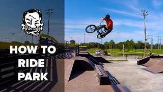 BMX Basics  7 Skatepark Skills [upl. by Barret]